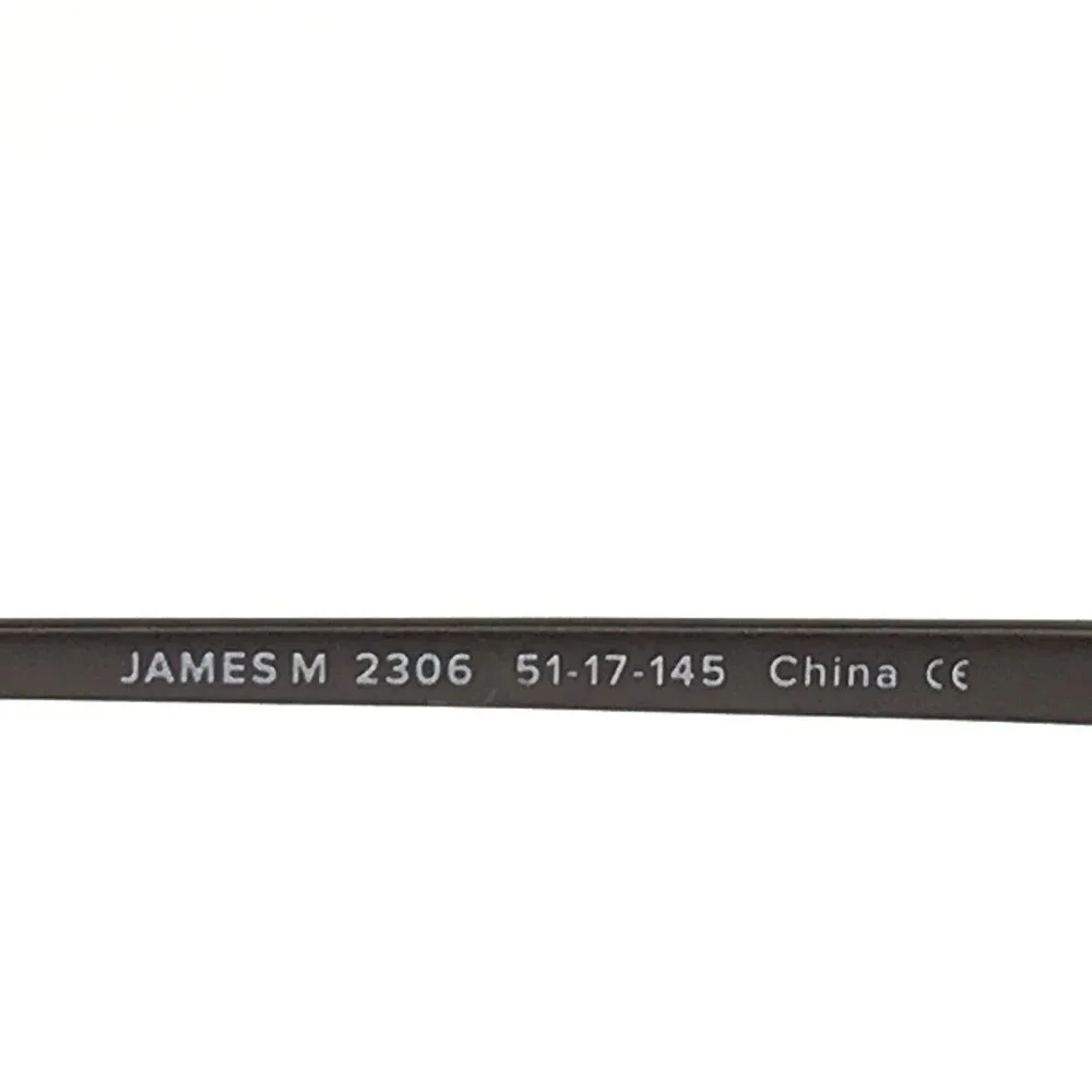 Warby Parker Eyeglasses Frames JAMES M 2306 Brown Rectangular Half Rim 51-17-135